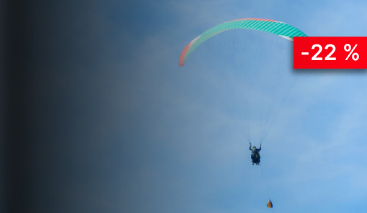 Skrydis parasparniu<br>su filmavimu