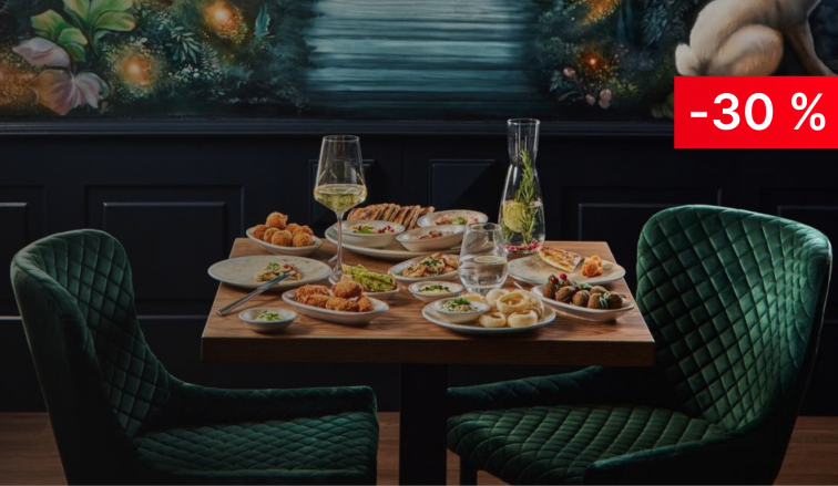 50 € vertės vakarienė<br>gastro bare „Rabbit Hole“