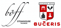 Restoranas „Boff Steakhouse Vilnius“ ir „BUČERIS by Boff Steakhouse“
