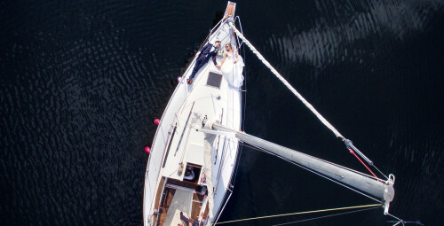 Plaukimas jachta Kauno mariomis #2