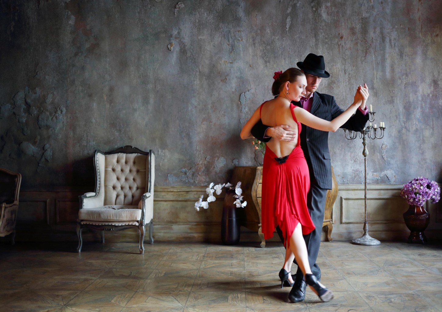 Individuali šokių pamoka porai