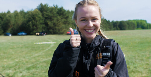 Skrydis parasparniu su filmavimu #6