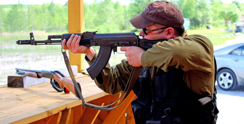Pažintis su rusų legenda AK-47 „Kalašnikov“ #2
