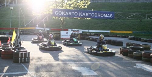 Pasivažinėjimas kartingais „Gokartas“ kartodrome #2
