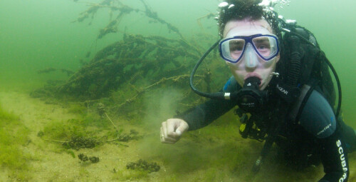 Pažintinis nėrimas ežere su povandenine fotosesija dviem #5