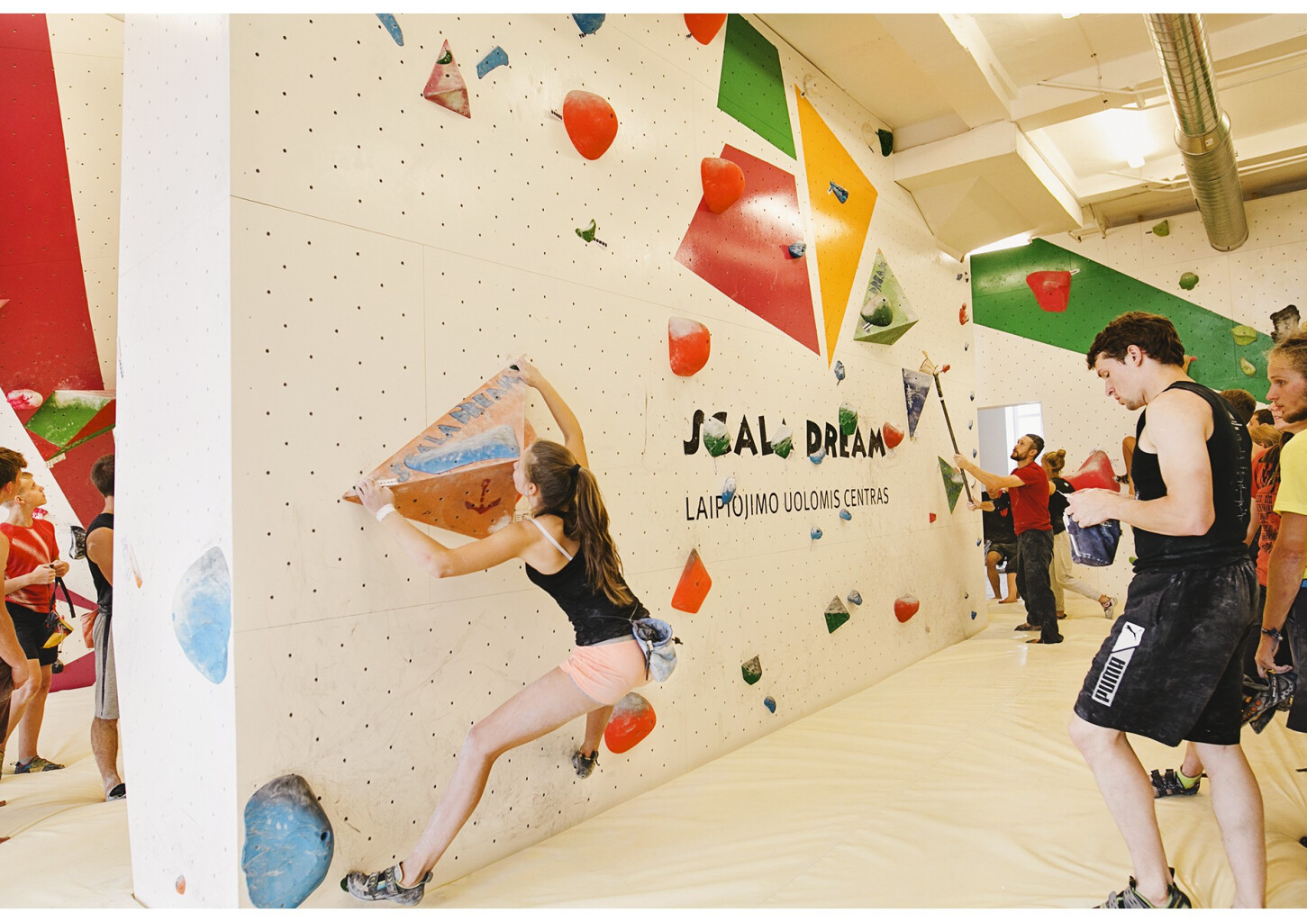 Laipiojimas uolomis dviems klube „Scala dream“