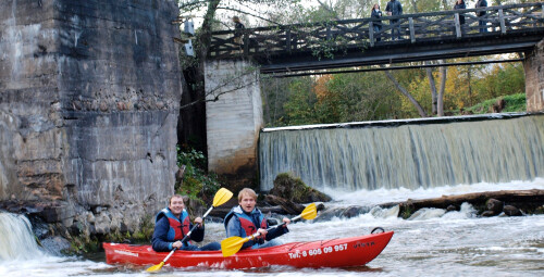 Ekstremalus plaukimas baidarėmis Vilnele #2