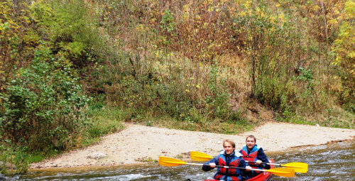 Ekstremalus plaukimas baidarėmis Vilnele #3