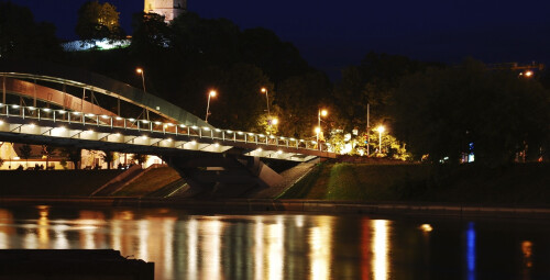 Plaukimas baidarėmis po naktinį Vilnių #3