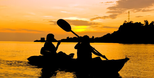 Plaukimas baidarėmis po naktinį Vilnių #1