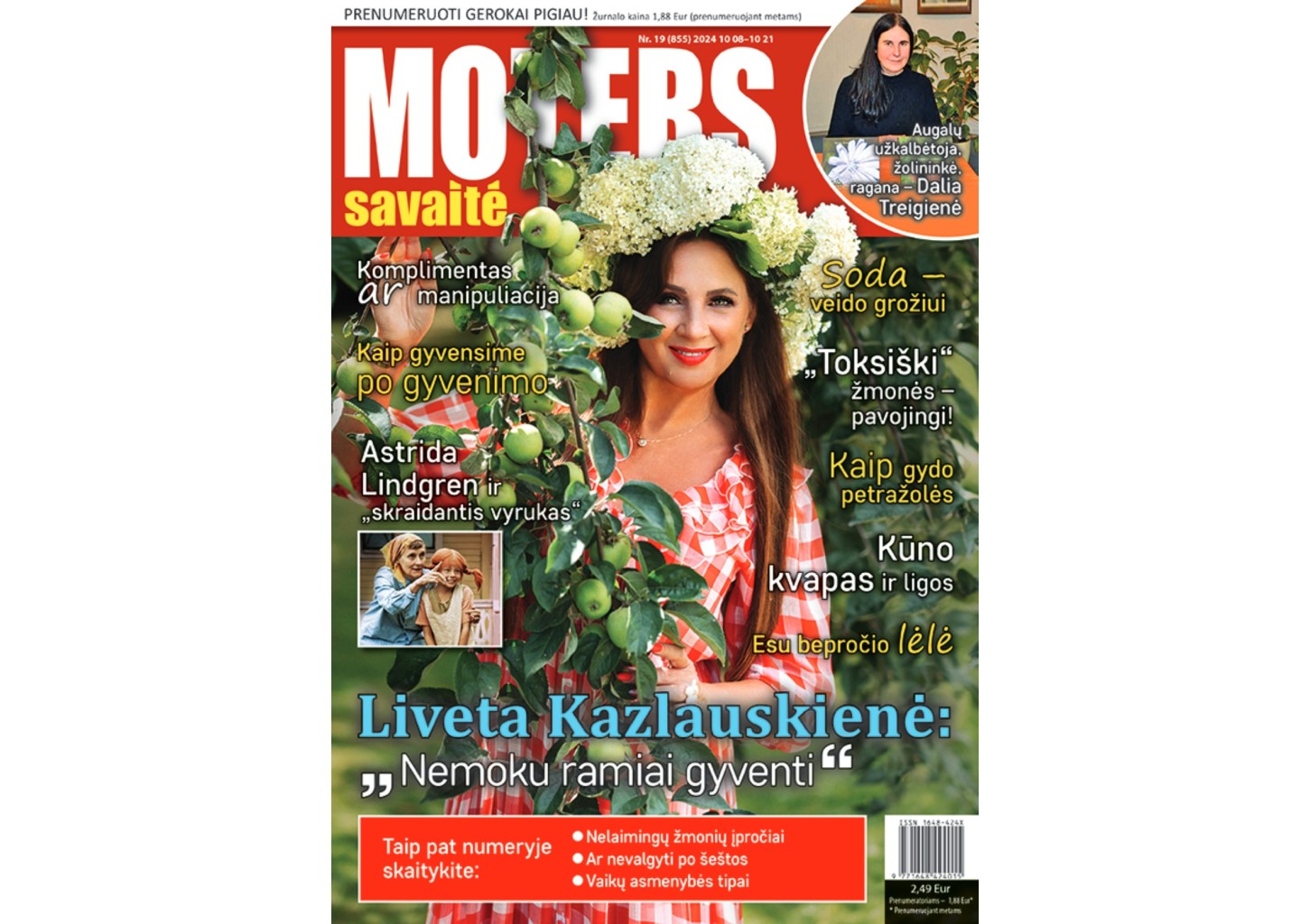 MOTERS SAVAITĖ prenumerata (6 mėn.)