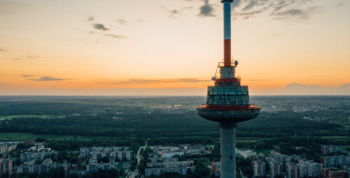 Pakilimas į Televizijos bokštą „Vilnius po Jūsų kojomis!“ #1