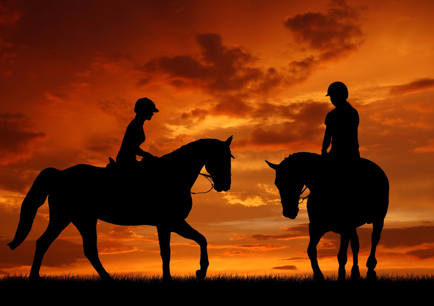 Naktinis jodinėjimas žirgais Trakų apylinkėse dviems