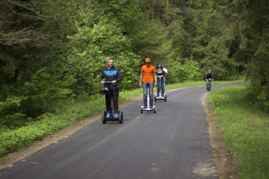 Pasivažinėjimas SEGWAY arba el. paspirtuku dviem #5