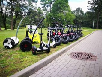 Pasivažinėjimas SEGWAY arba el. paspirtuku dviem #6