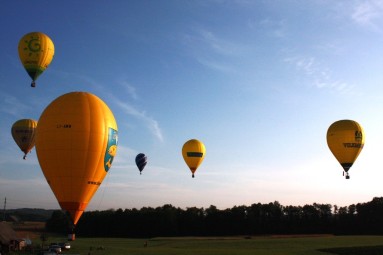 Skrydis oro balionu virš Vilniaus arba Trakų su „Skrisk balionu“ oreiviais dviem #7