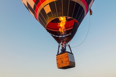 Skrydis oro balionu virš Vilniaus arba Trakų su „Skrisk balionu“ oreiviais dviem #4