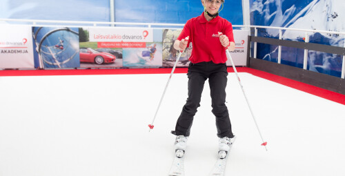 Įvadinė treniruotė dviem „Laisvalaikio Dovanos“ Slidinėjimo akademijoje #5