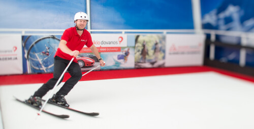 Įvadinė treniruotė dviem „Laisvalaikio Dovanos“ Slidinėjimo akademijoje #4