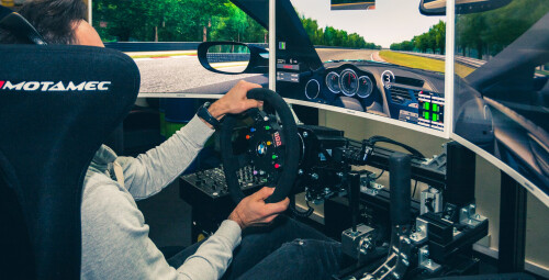 Treniruotė lenktynių simuliatoriuje #4