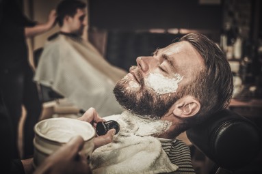 Tradicinis barzdos skutimas #1