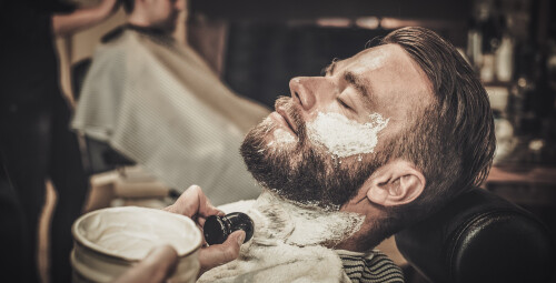 Tradicinis barzdos skutimas #1