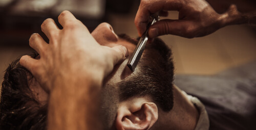 Barzdos formavimas peiliukais „The Chop Barbershop“ #1