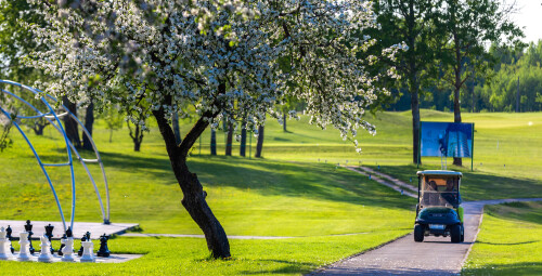 Vakarienė griliaus bare „Golf & Grill 19th“ dviem #2