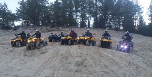 Ekstremalus pasivažinėjimas keturračiais kompanijai Rygoje #2