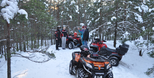 Ekstremalus pasivažinėjimas keturračiais kompanijai Rygoje #4