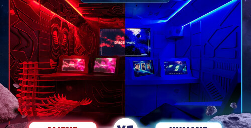 Interaktyvus laivų mūšio žaidimas „Space Wars“ #1