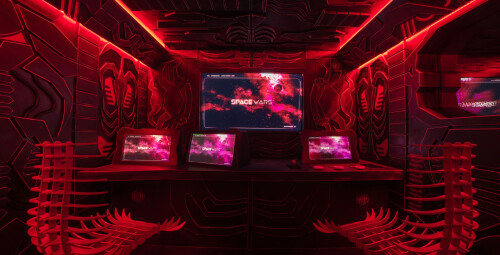 Interaktyvus laivų mūšio žaidimas „Space Wars“ #3