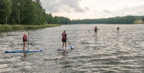 Plaukimas irklente dviem Trakuose #5
