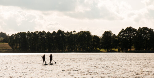 Plaukimas irklente dviem Trakuose #1