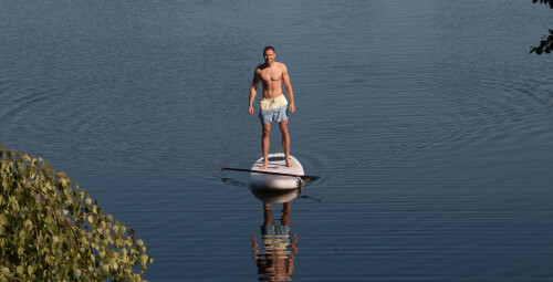 Plaukimas irklente kompanijai Trakuose #7