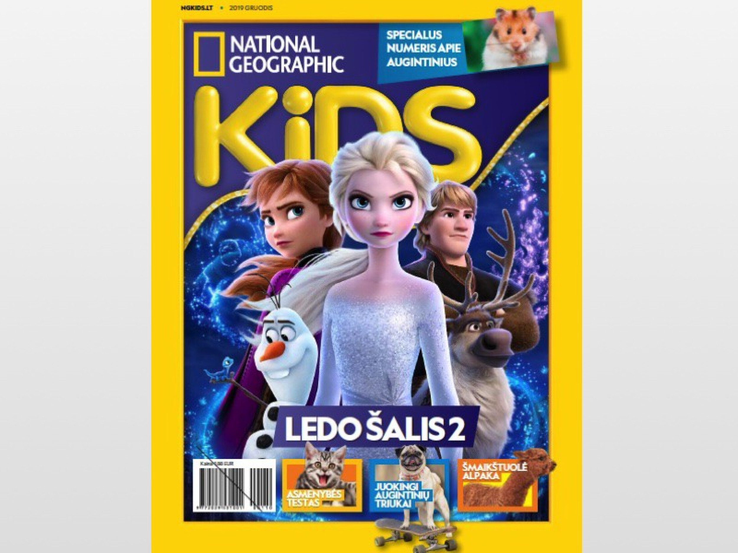„National Geographic KIDS“ prenumerata (12 mėn.) Laisvalaikio Dovanos