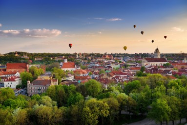 Skrydis oro balionu virš Vilniaus arba Trakų #1