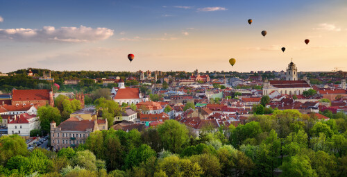 Skrydis oro balionu virš Vilniaus arba Trakų #1