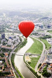 Skrydis oro balionu virš Vilniaus arba Trakų keturiems #2