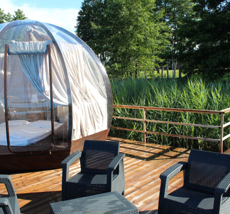 Išskirtinė nakvynė „Oasis Dome“ dviem