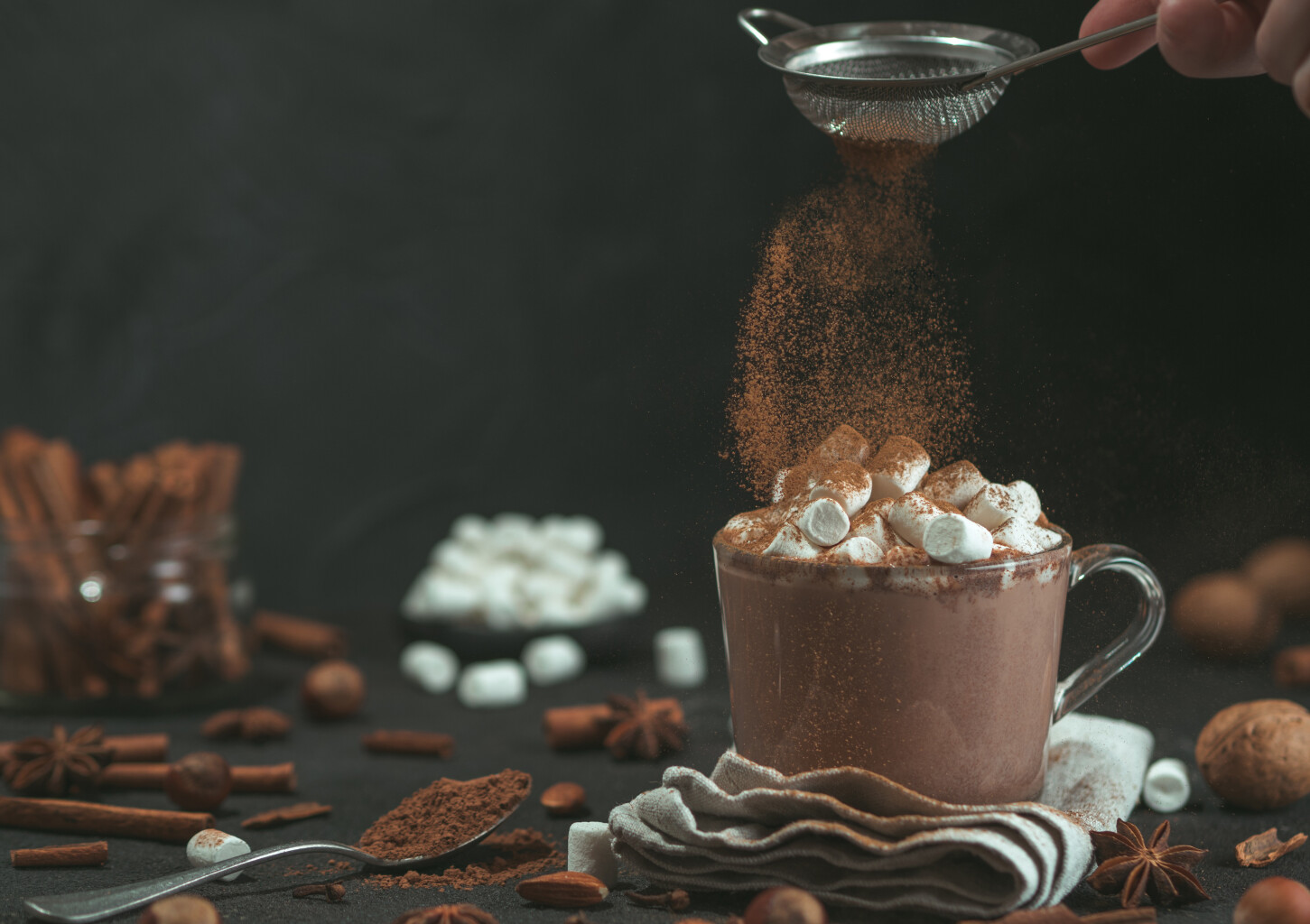 Karšto šokolado desertas „Šokoladinėje“