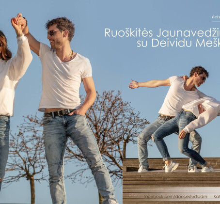 Jaunavedžių šokio pamoka
