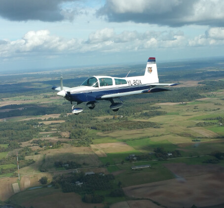 Nepamirštamas apžvalginis skrydis virš Kauno