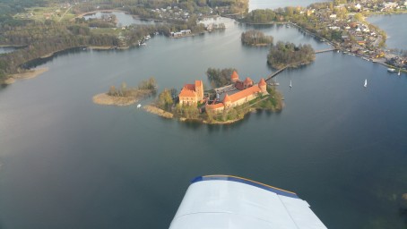 Apžvalginis mokomasis skrydis Kaunas - Trakai - Kaunas