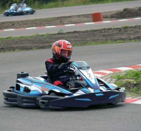 Pasivažinėjimas „13AG“ kartingu