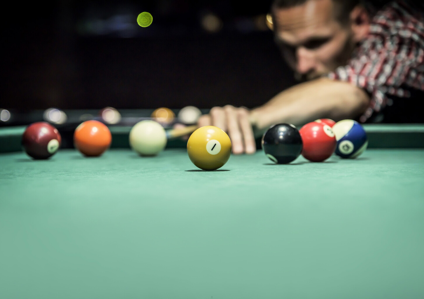 Snukerio arba pulo pamoka vienam