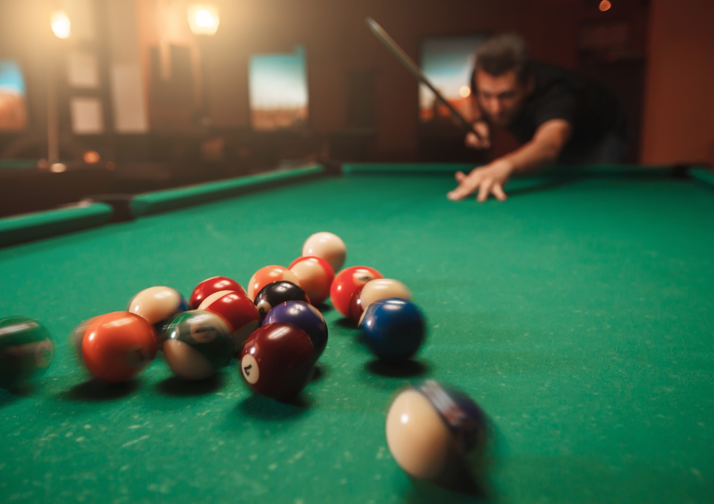 Snukerio arba pulo pamoka 4 asmenims