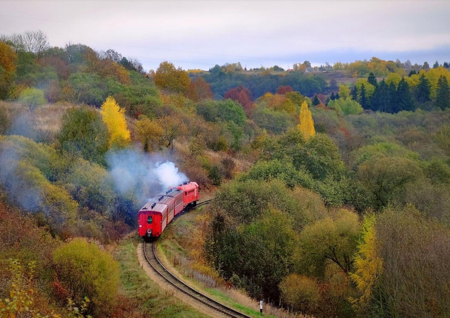 Kelionė siauruku prie Rubikių ežero