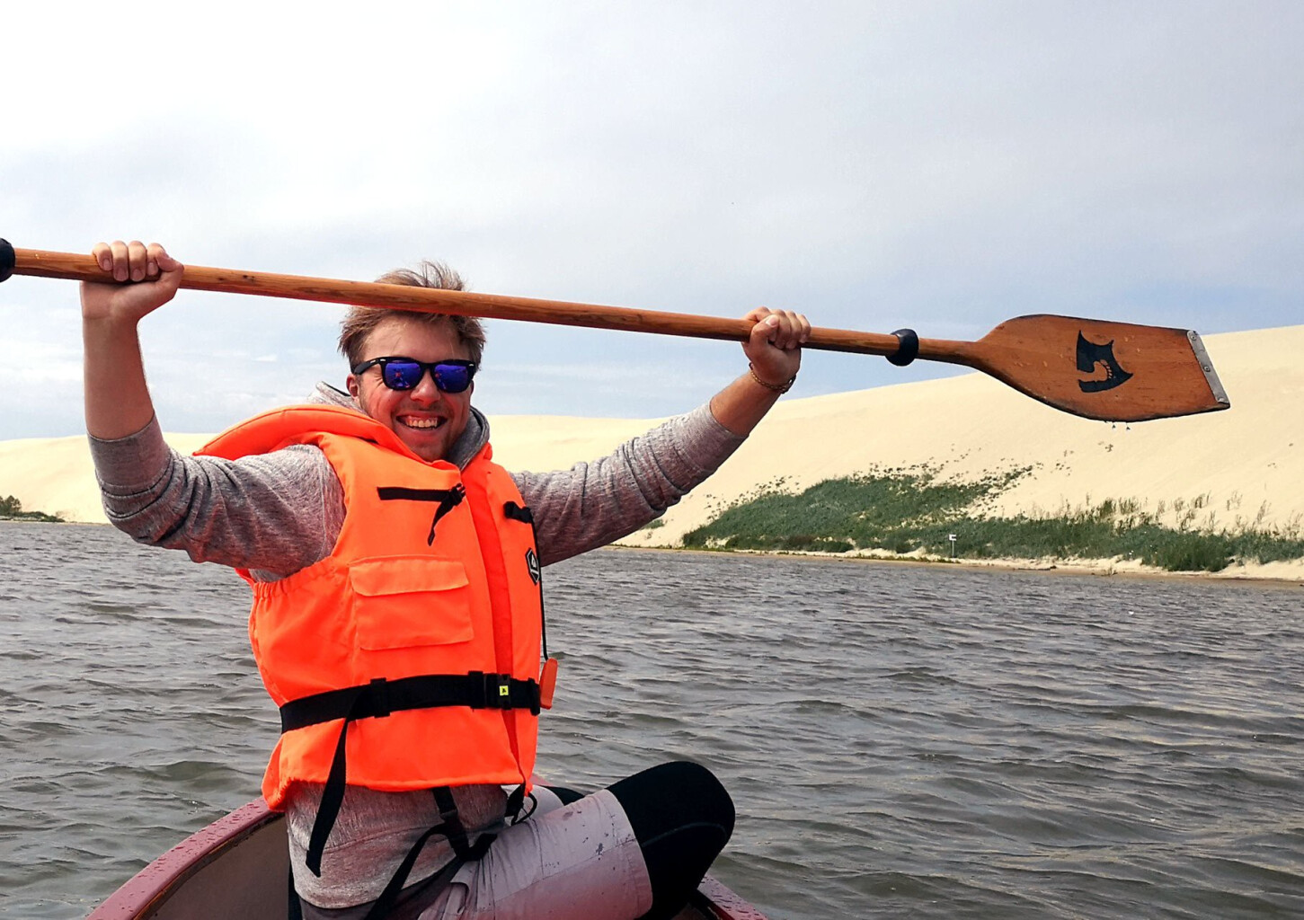 Plaukimas kanoja į Parnidžio kopą