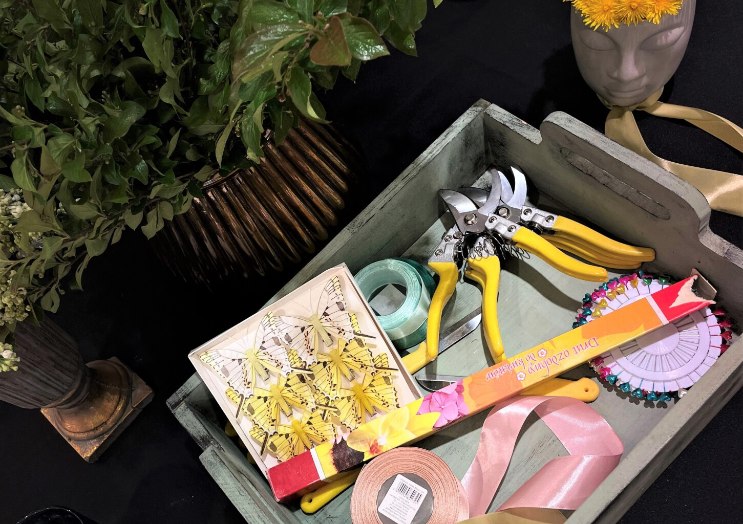 Kūrybinės floristikos dirbtuvės 10 asmenų grupei